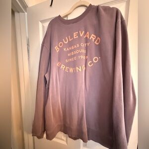 Boulevard Brewing Co Purple Crewneck Sweater 2XL